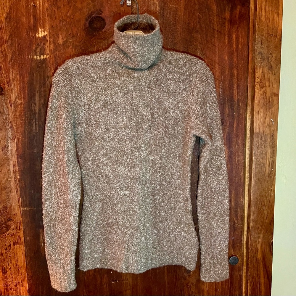 Moda International Wool Blend Sweater in Soft Brown